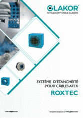 Système  D’étanchéité pour Câbles Atex Roxtec · Glakor
