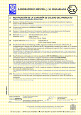 Certificat LOM 14 ATEX 9050 · Glakor