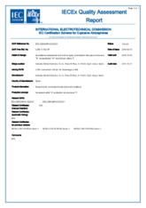 Certificat de qualité IECEx · Glakor