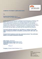ROHS CERTIFICATE · Glakor