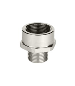 Atex Nickel Plated Enlarger Ex d/e Metric Thread IP66 - IP688 · Glakor