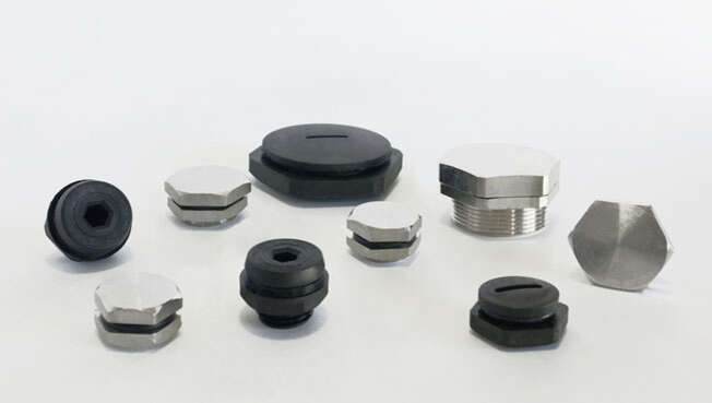 Metric Nickel Plated Hexagon Plug IP68 · Glakor