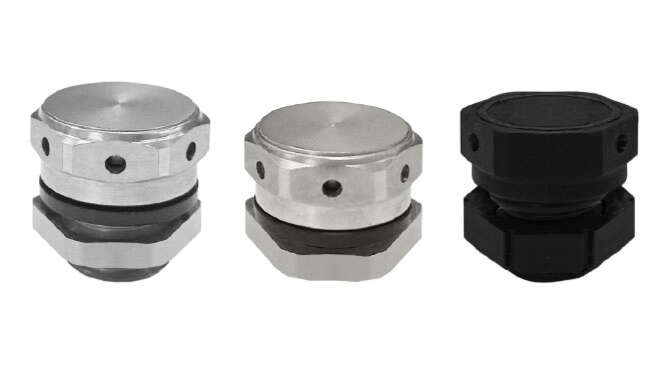 Nickel Plated Ventilation Plugs IP68 · Glakor