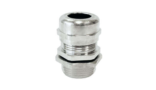 Metric Nickel Plated Cable Glands Atex Unarmoured Ex e IP68 · Glakor