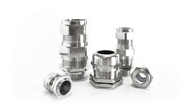 Metric Nickel Plated Cable Glands Atex Unarmoured Ex e IP68 · Glakor