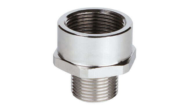 Atex Stainless Steel Enlarger Ex d/e Metric Thread IP66 - IP68 · Glakor