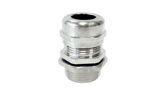 NPT Nickel Plated Cable Glands Atex Unarmoured Ex e IP68 · Glakor
