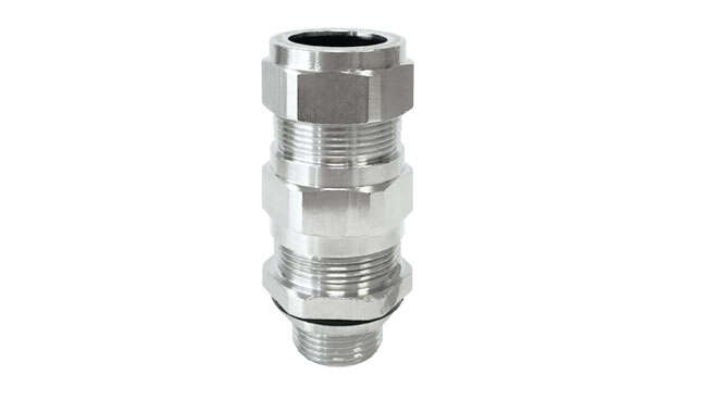 NPT Nickel Plated Double Cable Glands Armoured Atex Ex d/e IP68 · Glakor