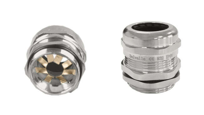 Metric EMC Stainless Steel AISI 304 Cable Glands · Glakor