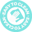 Logo Easy to clean · Glakor