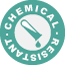 Logo Chemical resistant · Glakor