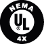 Logo UL NEMA 4X · Glakor