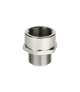 Nickel Plated Adapter Enlarger Ex d/e IP66 - IP68 Atex · Glakor