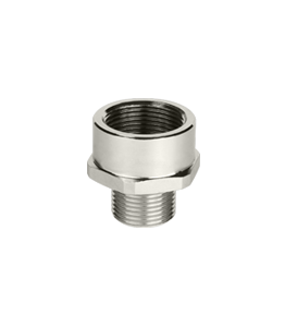 Atex Nickel Plated Enlarger Ex d/e NPT Thread IP66 - IP68 · Glakor